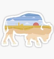 Pegatina Sunset Buffalo