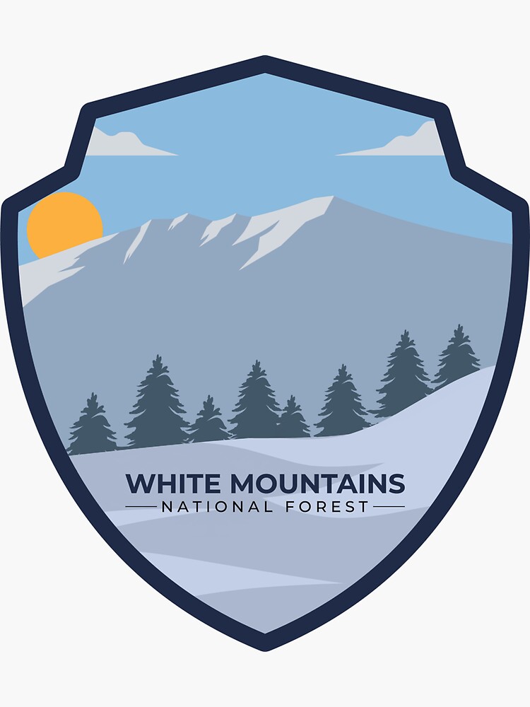"White Mountains National Forest" Sticker for Sale by parkland Redbubble