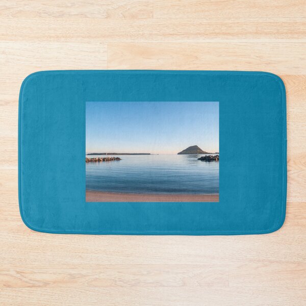 Item preview, Landmark Mount Maunganui on horizon across Tauranga harbour designed and sold by Brian Scantlebury.