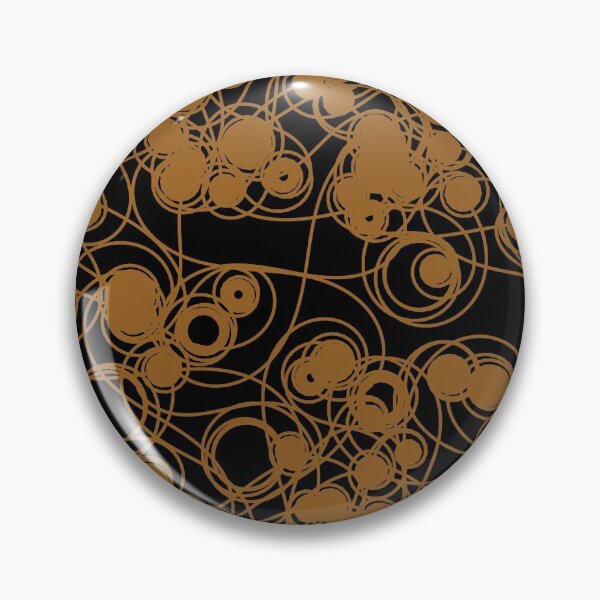 Item preview, Spiral chaotic design - brown and black designed and sold by rahilvalani.