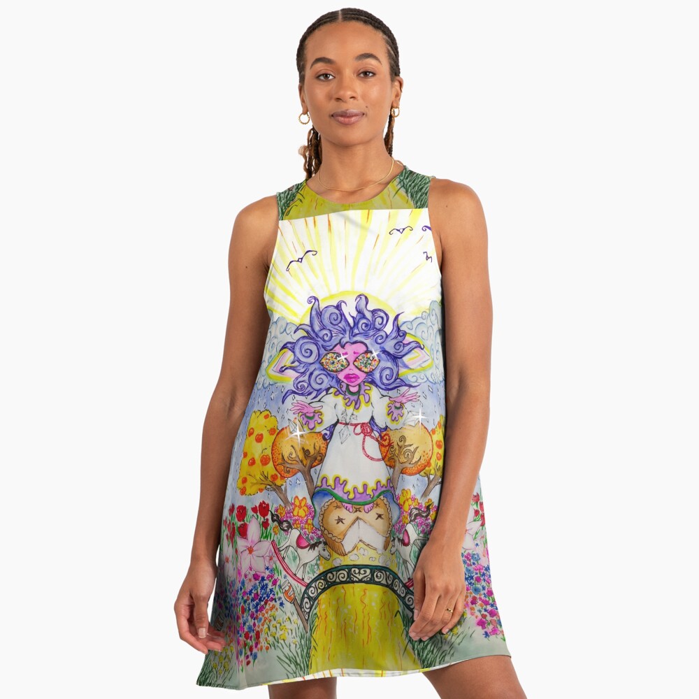 Lucy in the Sky with Diamonds - The Beatles" A-Line Dress for Sale by  WaVeBrain | Redbubble