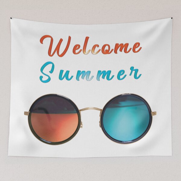 Item preview, Summer, Design With Vibrant Summer Colors Orange and Blue  designed and sold by The-Fantasy.