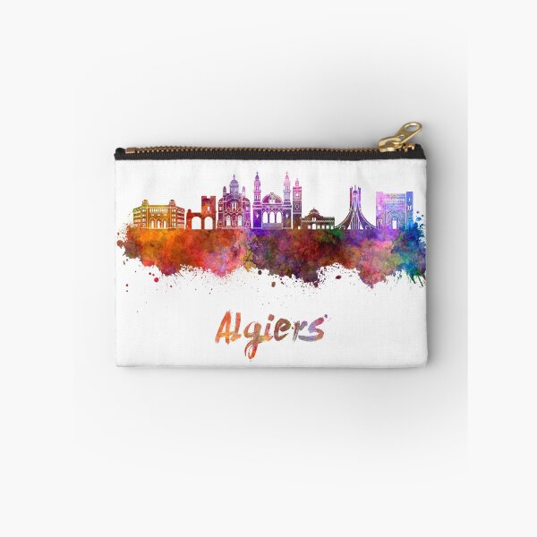 Artikelvorschau, Algier-Skyline im Aquarell entworfen und verkauft von paulrommer.