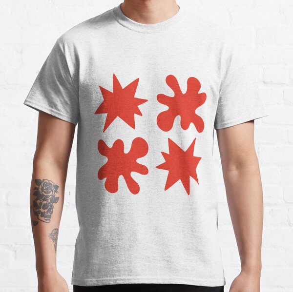Kiki/Bouba - red and white Classic T-Shirt