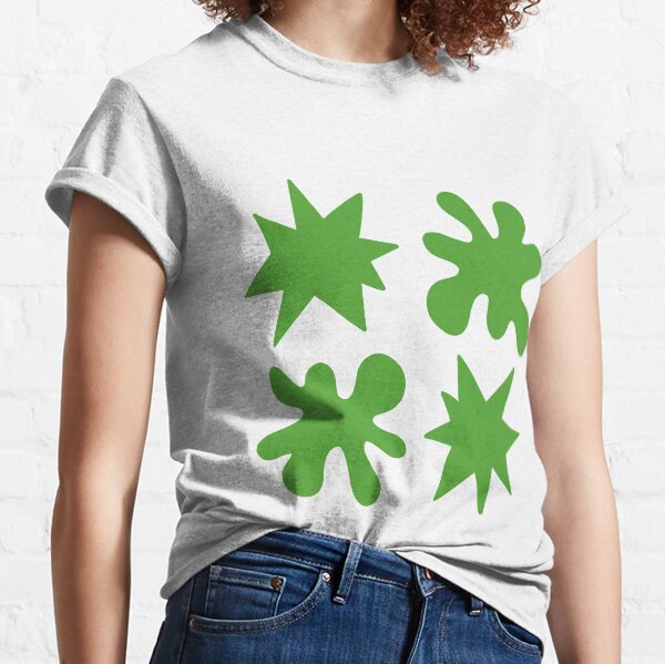 Kiki/Bouba - green and white Classic T-Shirt