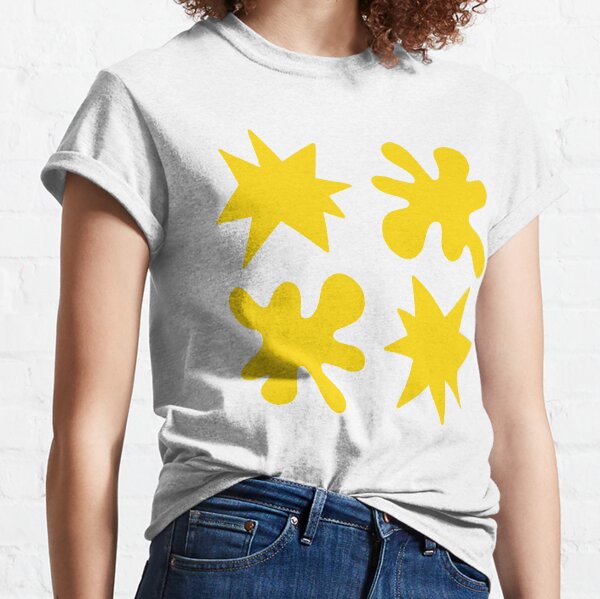 Kiki/Bouba - yellow and white Classic T-Shirt