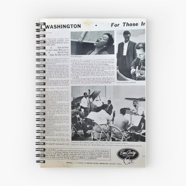 Item preview, Dinah Washington, Back Cover,  For Those In Love,1955  Soul, jazz, Quincy designed and sold by Vintaged.