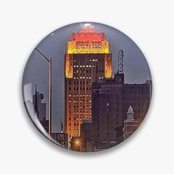 Item preview, Allentown PA view from the Hamilton Street Bridge, PPL Building, Allentown Skyline at night, Queen City, Americus Hotel designed and sold by Nostrathomas66.