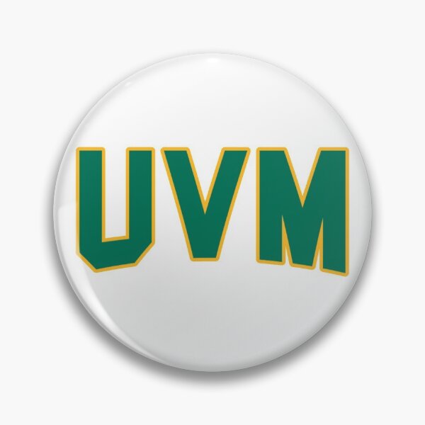 Item preview, UVM Collegiate Block designed and sold by Hebrew Stickers.