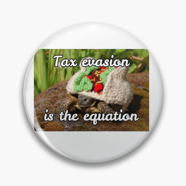 Item preview, Tax evasion is the equation designed and sold by LogoHaven.