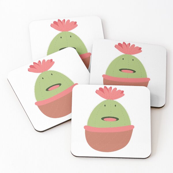 Item preview,  Cactus smiles in pastel tones designed and sold by juartshop.