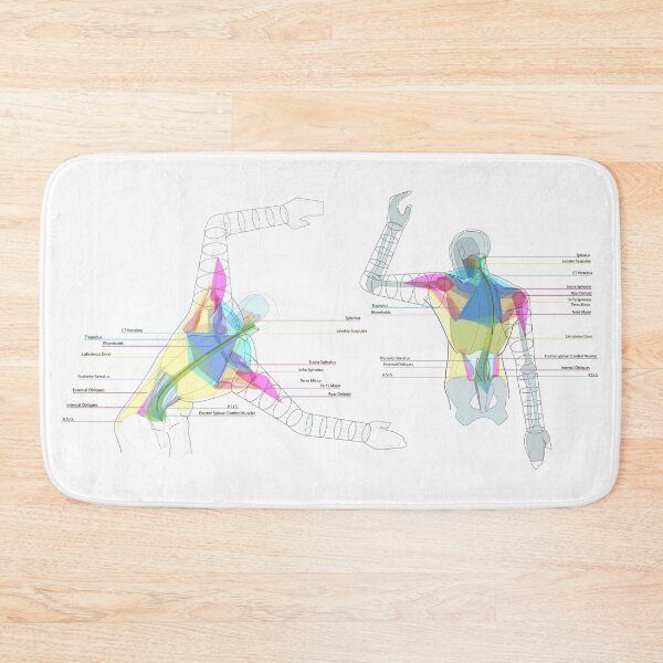 Item preview, Back Torso Muscle Diagrams designed and sold by Squid-ink-art.