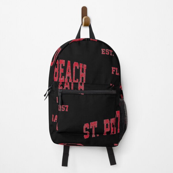 Item preview, St Pete Beach Florida FL Vintage Sports Design Red Print designed and sold by Miniskirtbaron.