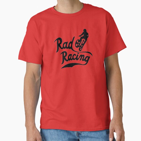 Item preview, 80s vintage inspired retro rad racing shirt designed and sold by BMBurbanapparel.