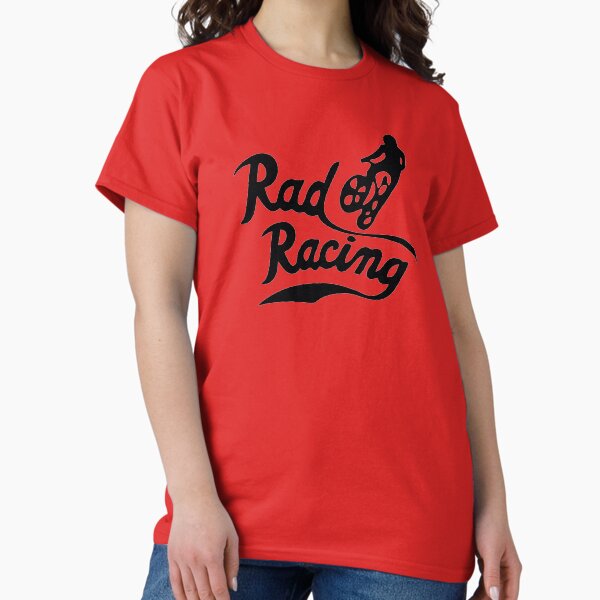 Item preview, 80s vintage inspired retro rad racing shirt designed and sold by BMBurbanapparel.