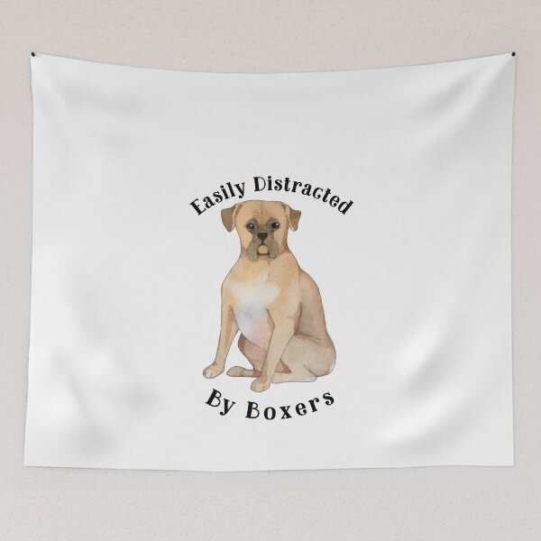 Item preview, Easily Distracted By Boxers	 designed and sold by AryabyDesign.