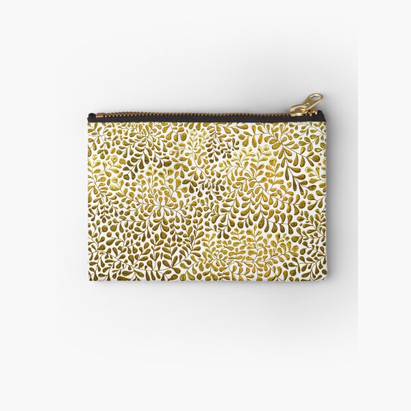 Item preview, Gold Ivy Doodle on White designed and sold by AxeLeon Patterns.