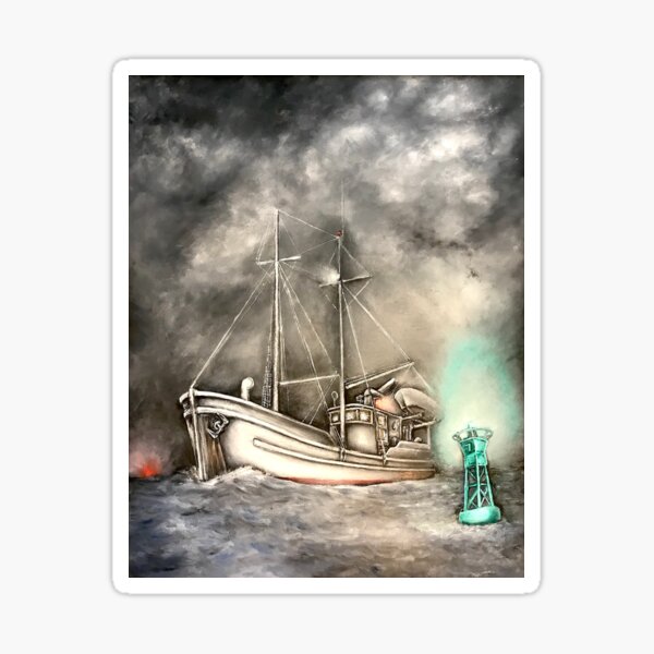 "Homeward Bound AKA Halibut Schooner" Sticker for Sale by Subgenious