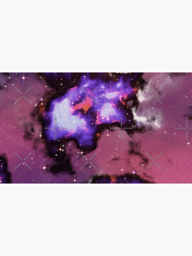 Fantasy nebula cosmos sky in space with stars (Purple/Blue/Magenta) by GaiaDC