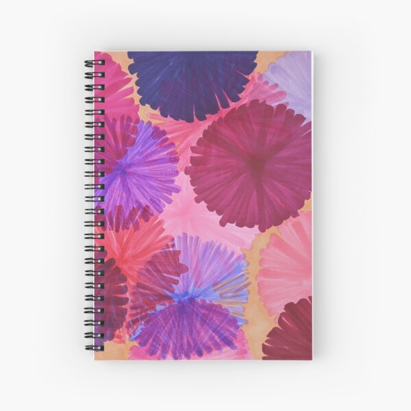 Pom Poms in the air Spiral Notebook