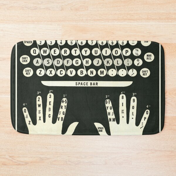 Item preview, Typing Diagram - Vintage Instructional Infographic designed and sold by elevens.