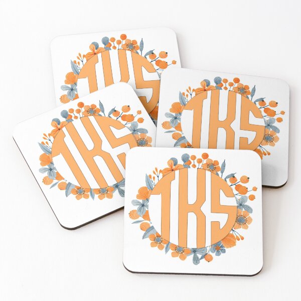 Item preview, TKS floral monogram designed and sold by justine39.
