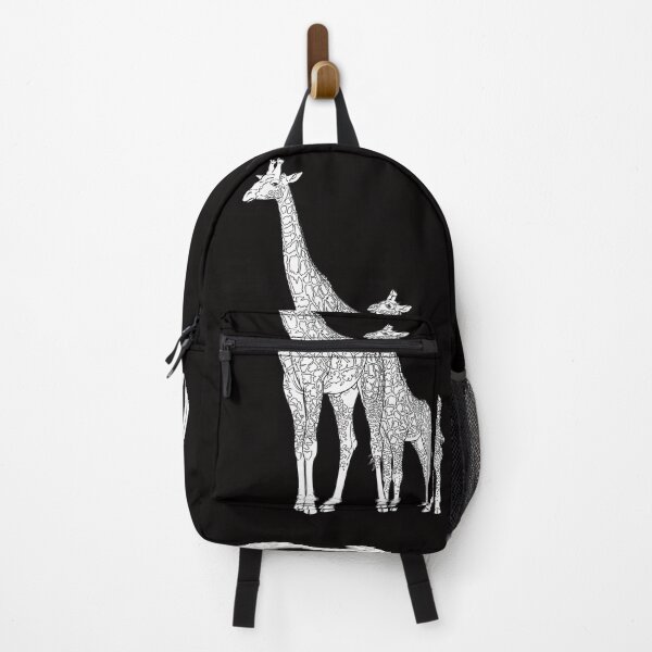 Item preview, Black and white giraffe mom and baby designed and sold by TumbleCreek.