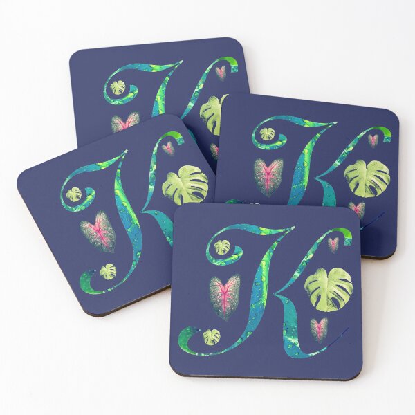 Item preview, Initials K, Tropical Taste designed and sold by tank200bar.