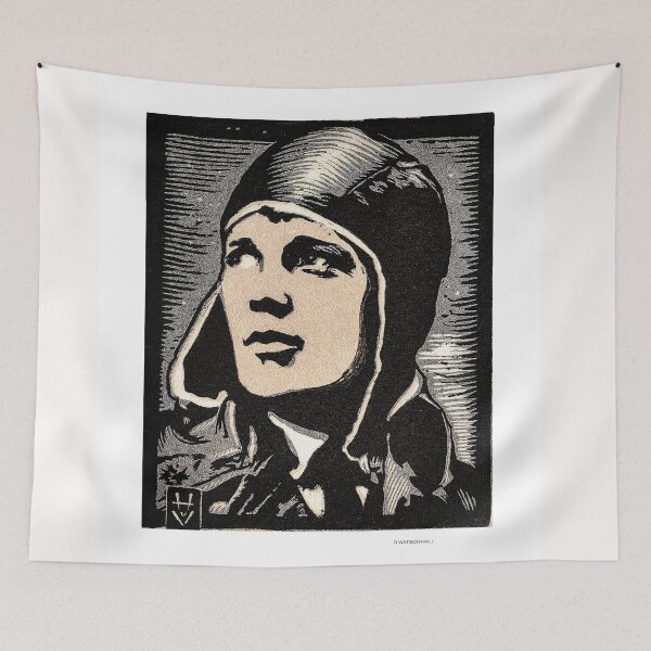 Item preview, Amelia Earhart Graffiti designed and sold by Marlene Watson-Hall.