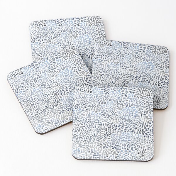 Item preview, Silver Ivy Doodle on Dark White designed and sold by AxeLeon Patterns.