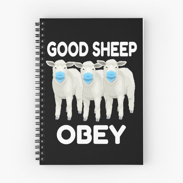 Item preview, Good sheep obey and wear their mask  designed and sold by 1970Russell.