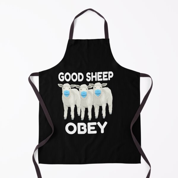 Item preview, Good sheep obey and wear their mask designed and sold by 1970Russell.