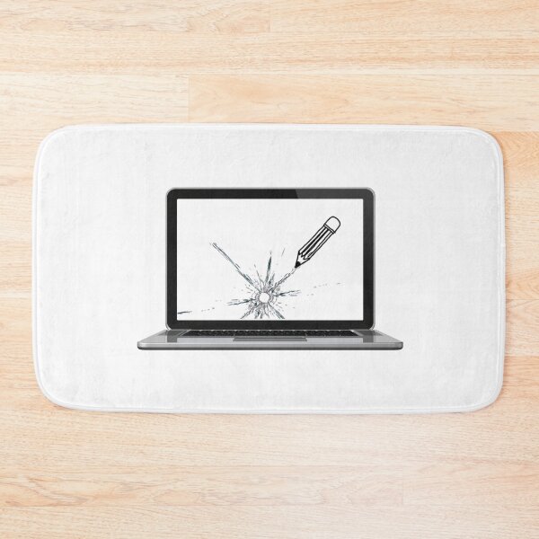 Item preview, Cracked Computer Morphing Pencil Shattered Screen designed and sold by GeoTeasters.