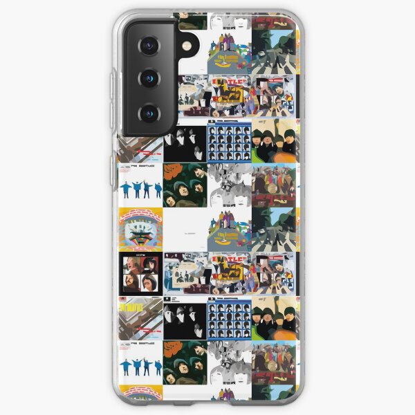 Fab Four Minimalist Discography Samsung Galaxy Soft Case