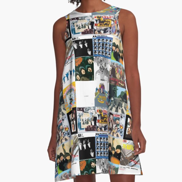 Fab Four Minimalist Discography A-Line Dress