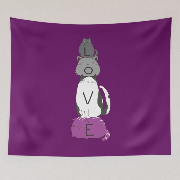 Item preview, Asexual Pride Flag LGBTQ Ace Kittens Pile designed and sold by MrEddie10.