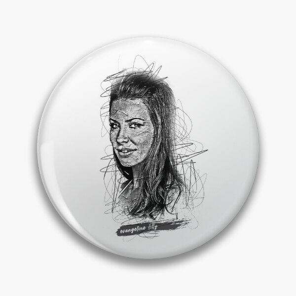 Item preview, Evangeline Lilly Abstract Sketch Art, Evangeline Lilly Sketch Design, Evangeline Lilly designed and sold by graphic-genie.