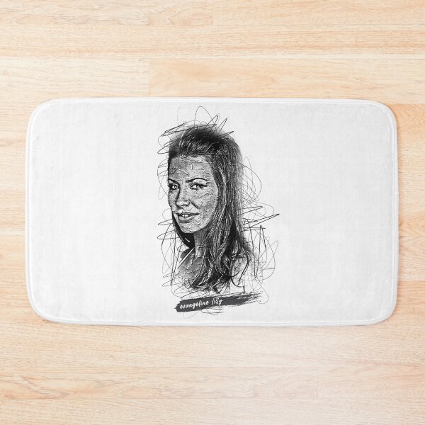 Item preview, Evangeline Lilly Abstract Sketch Art, Evangeline Lilly Sketch Design, Evangeline Lilly designed and sold by graphic-genie.