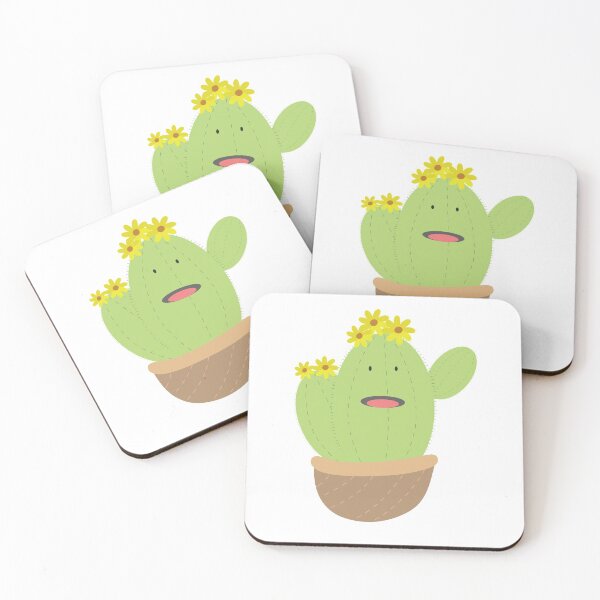 Item preview, Cactus smiles in pastel tones designed and sold by juartshop.