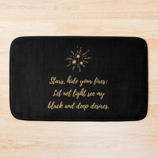 Item preview, Stars, hide your fires; Let not light see my black and deep desires. Shakespeare Quote Macbeth designed and sold by violet-hope.