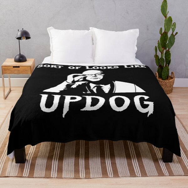 Item preview, In the shadows colin sort of looks like updog black and white design designed and sold by ThompsonDarrell.