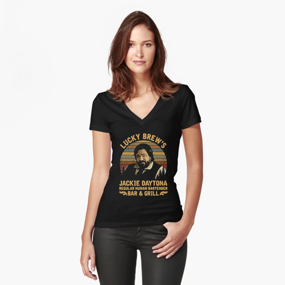 Aperçu de l'œuvre T-shirt moulant col V créée et vendue par ThompsonDarrell.