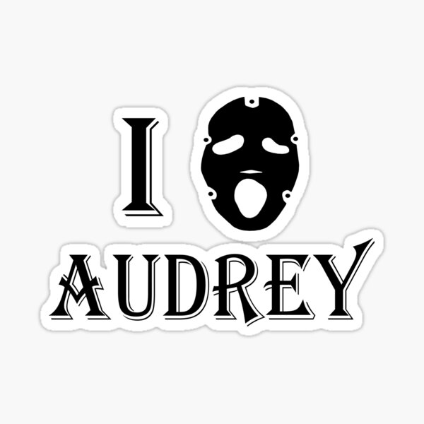 Vista previa del artículo con la obra «Amo a Audrey - Negro», diseñado y vendido por nezumi333.