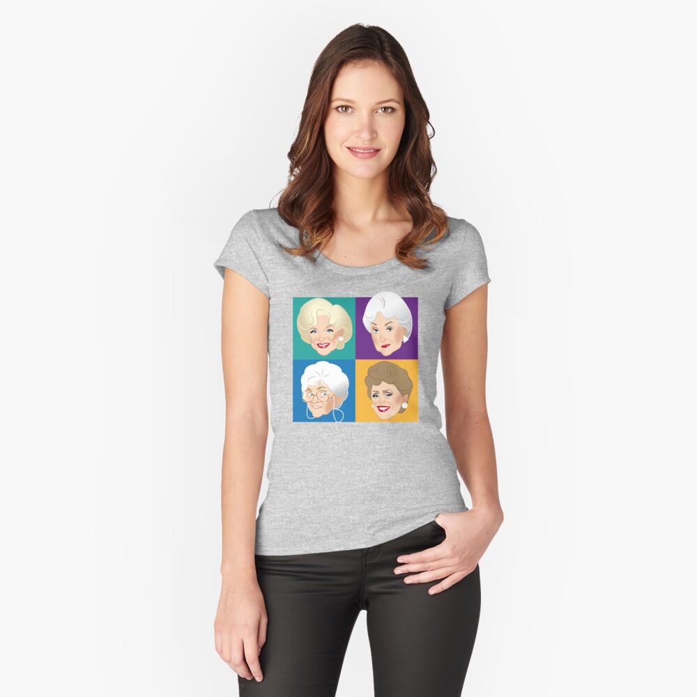 Item preview, Fitted Scoop T-Shirt designed and sold by AleMogolloArt.