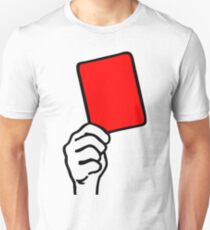 Foul - rote Karte Unisex T-Shirt