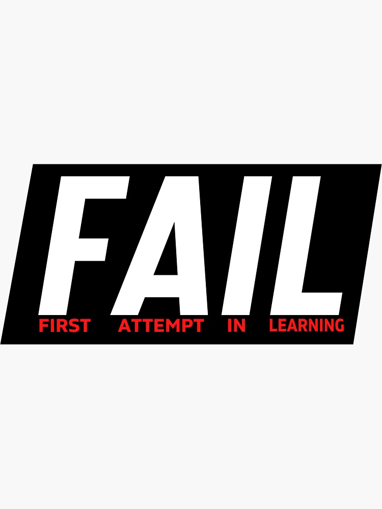 "First Attempt In Learning Essential T-Shirt" Sticker By Kstrafen ...