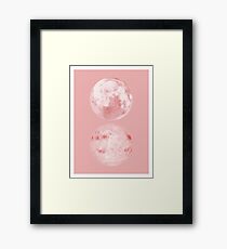 Moon and sun Framed Print