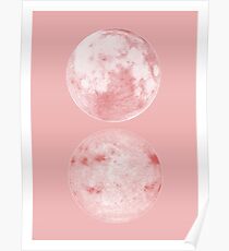 Moon and sun Poster