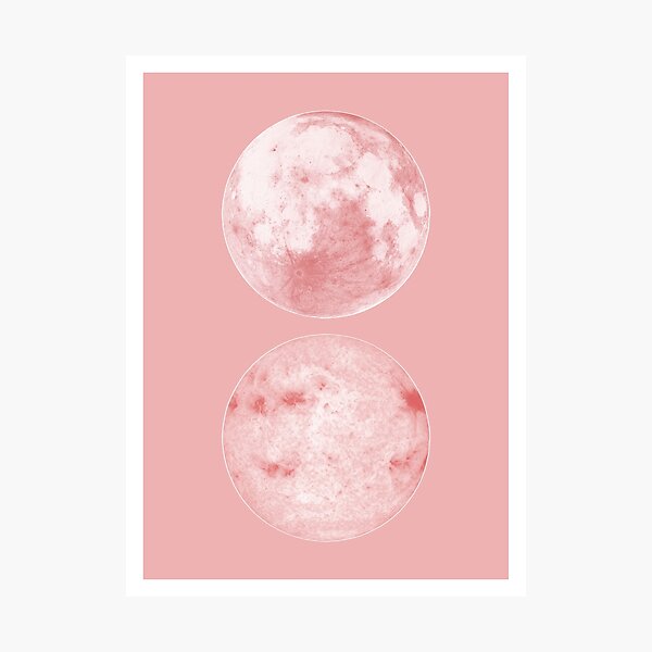 Moon and sun Photographic Print