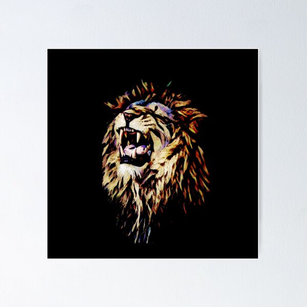 ROAR significa que te amo: diseño lindo y divertido de Lion T-Shrit - Lion  Design | Póster